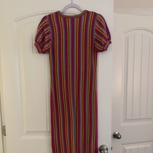 NEW Rachel Antonoff Budde Stripe Knit Midi Dress sz SMALL